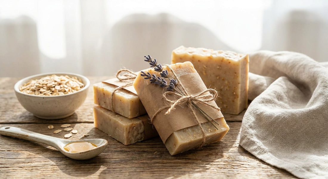 Oatmeal soap for psoriasis-prone skin