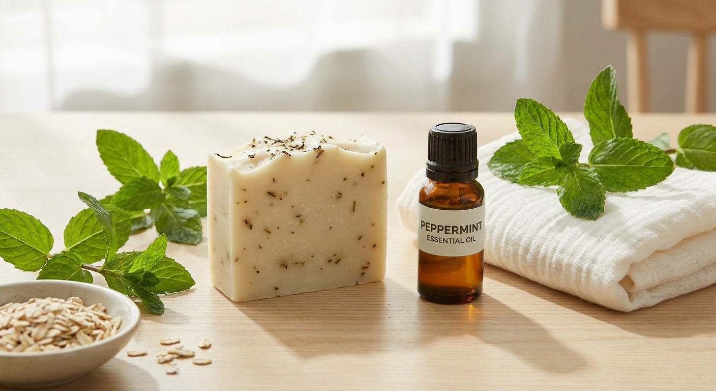 How to use peppermint soap safely on sensitive skin