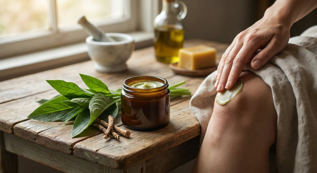 Comfrey salve for joint pain