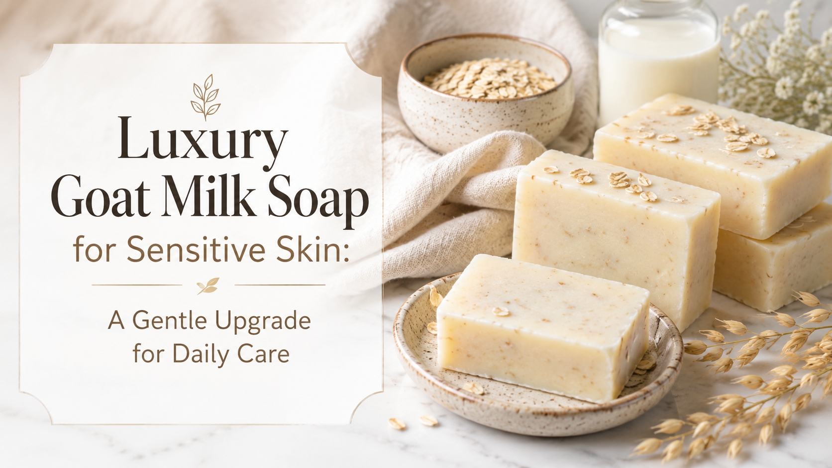 Luxury Goat Milk Soap for Sensitive Skin: A Gentle Upgrade for Daily Care