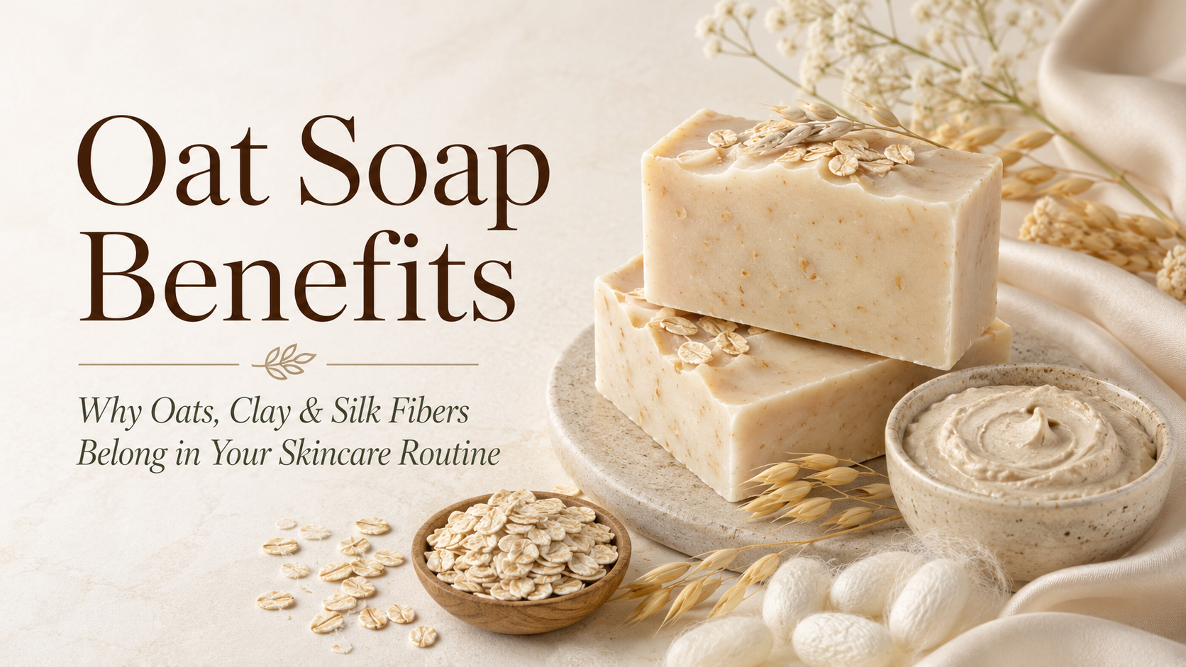 Oat Soap Benefits: Why Oats, Clay & Silk Fibers Belong in Your Skincare Routine