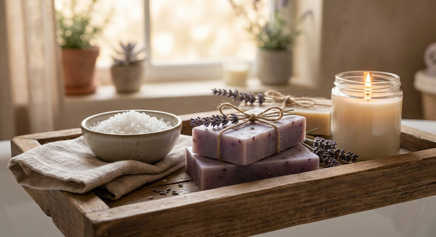 Lavender soap for better sleep