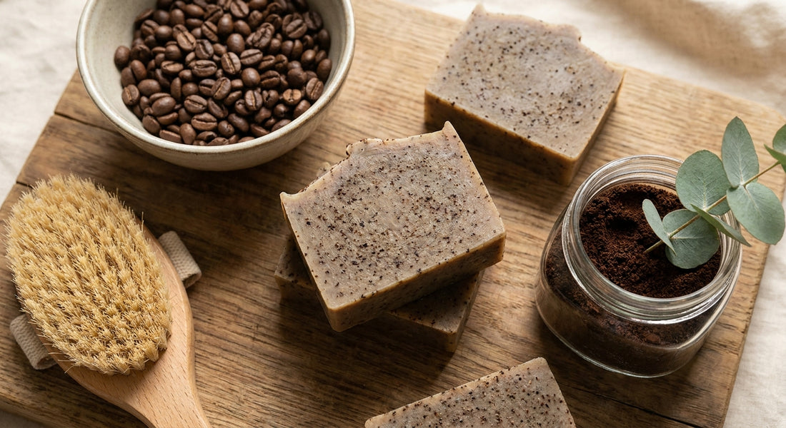 Coffee soap for cellulite-prone skin