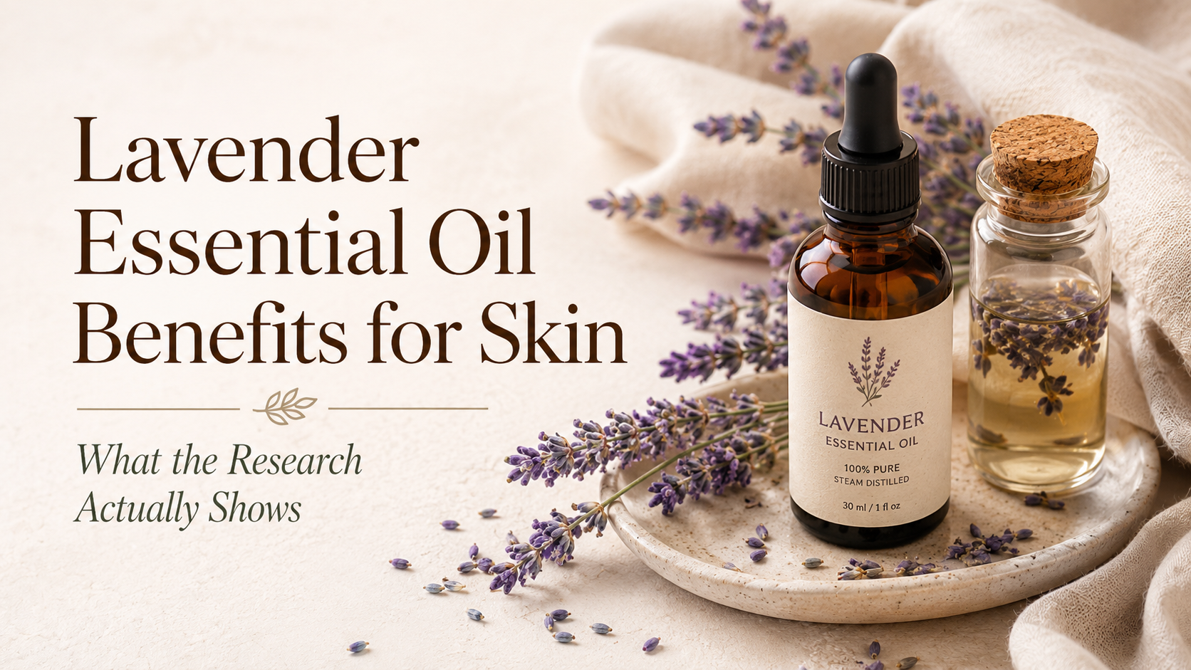 Lavender Essential Oil Benefits for Skin: What the Research Actually Shows