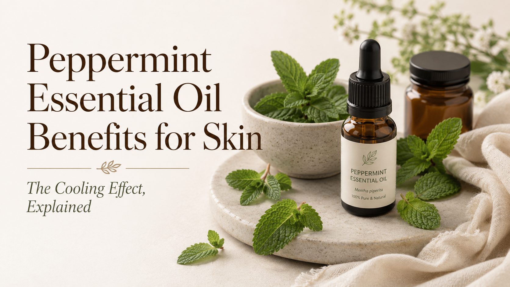 Peppermint Essential Oil Benefits for Skin: The Cooling Effect, Explained