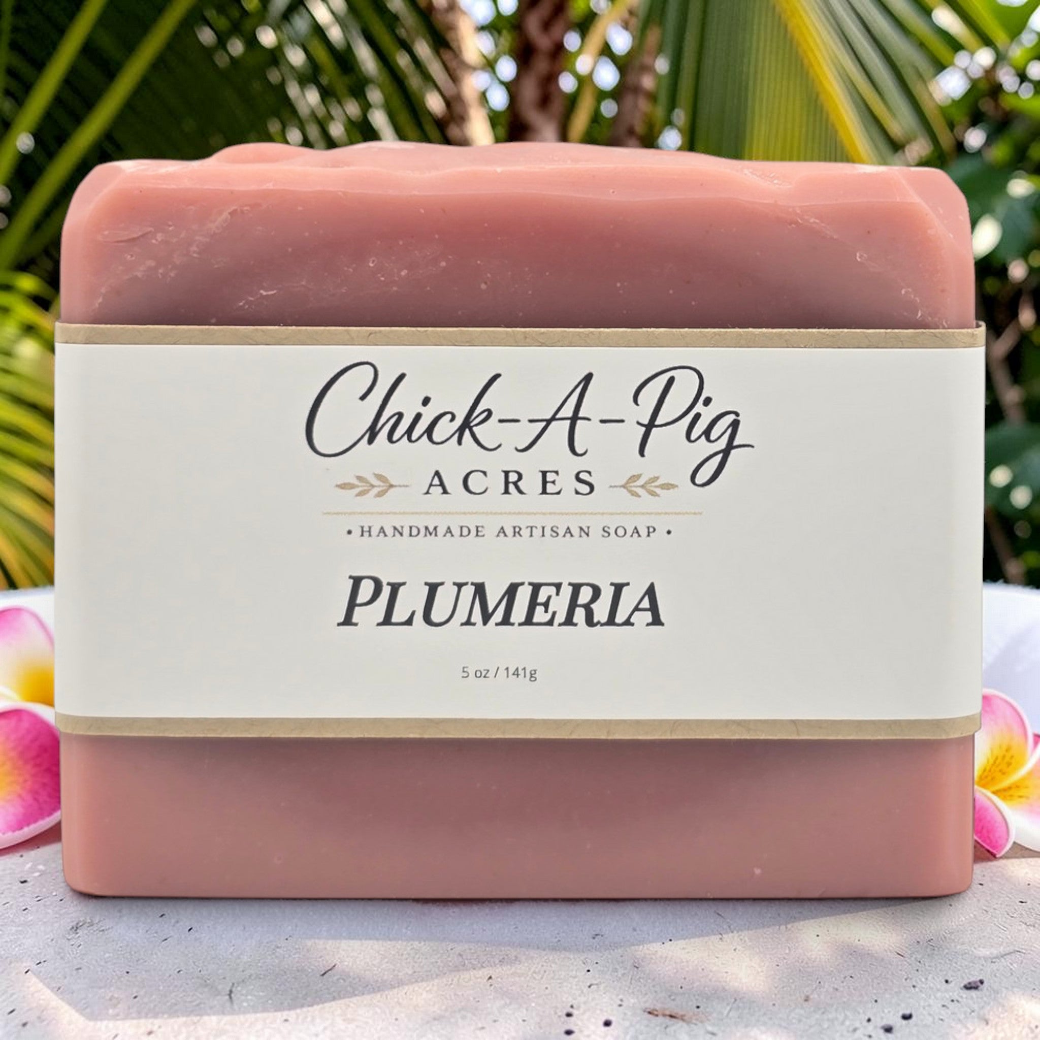 Plumeria Artisan Soap