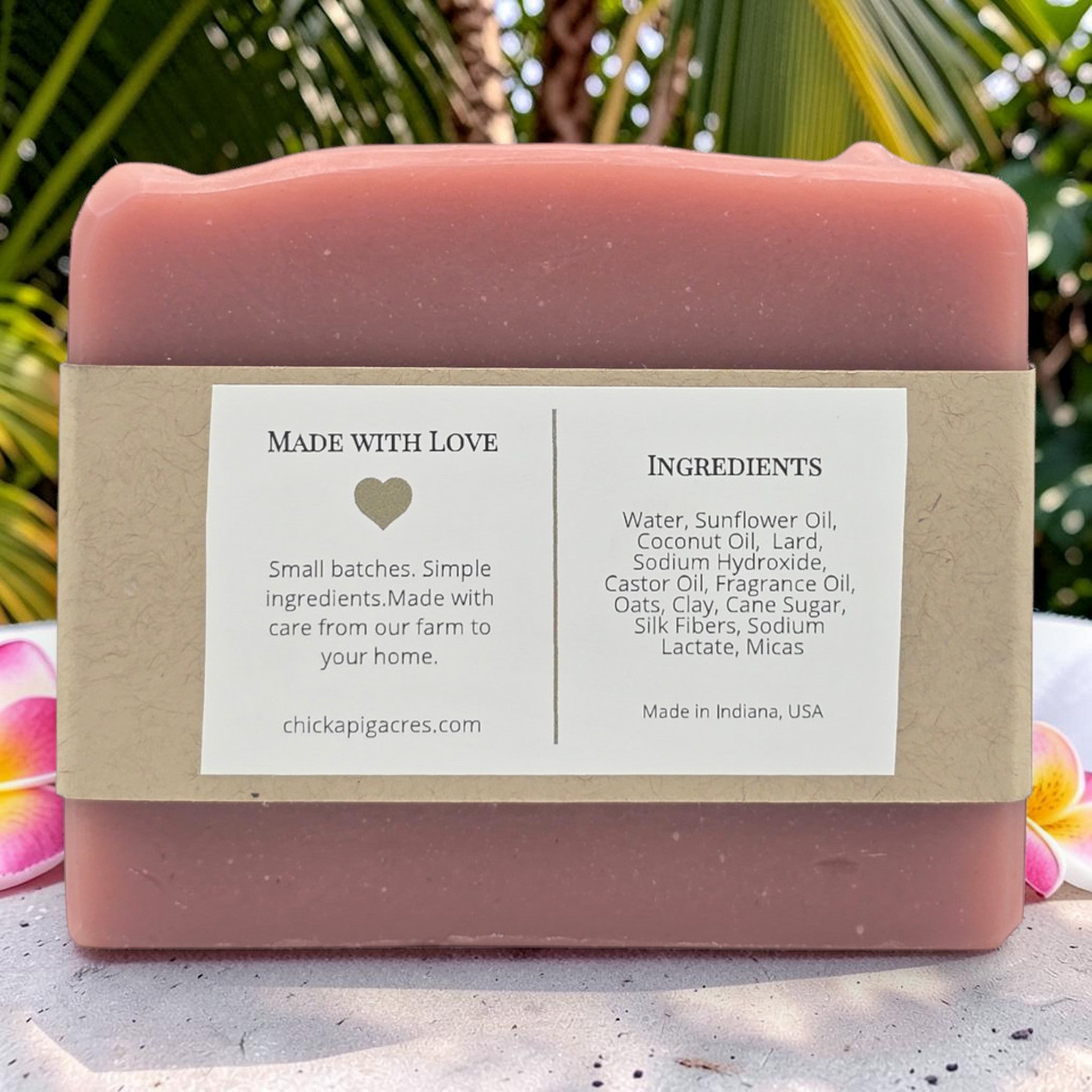 Plumeria Artisan Soap