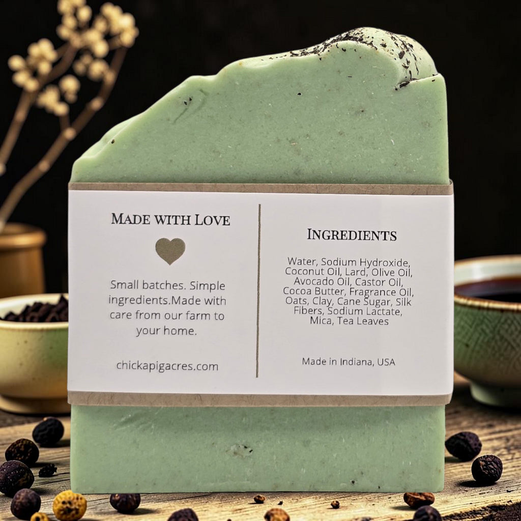 Bergamot & Black Tea Artisan Soap