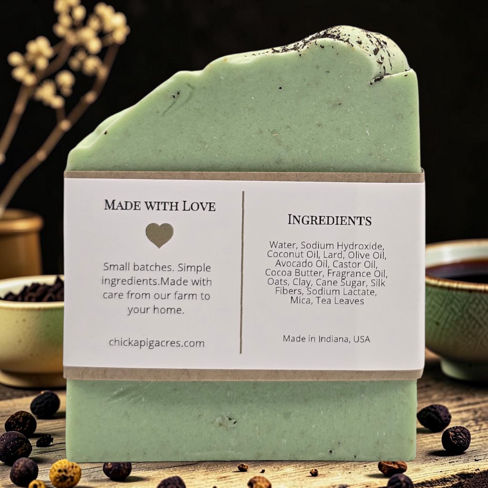 Bergamot & Black Tea Artisan Soap