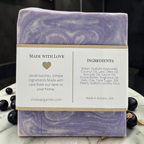 Blackberry Vanilla Artisan Soap — photo 2