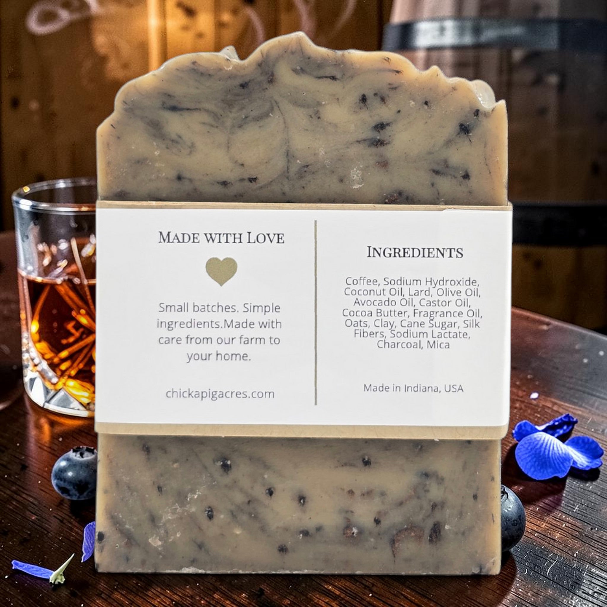 Burbon Blues Artisan Soap