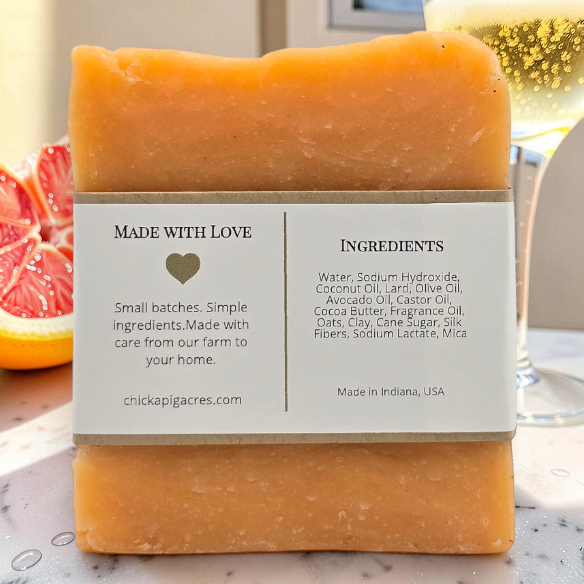 Grapefruit Bellini Artisan Soap — photo 2