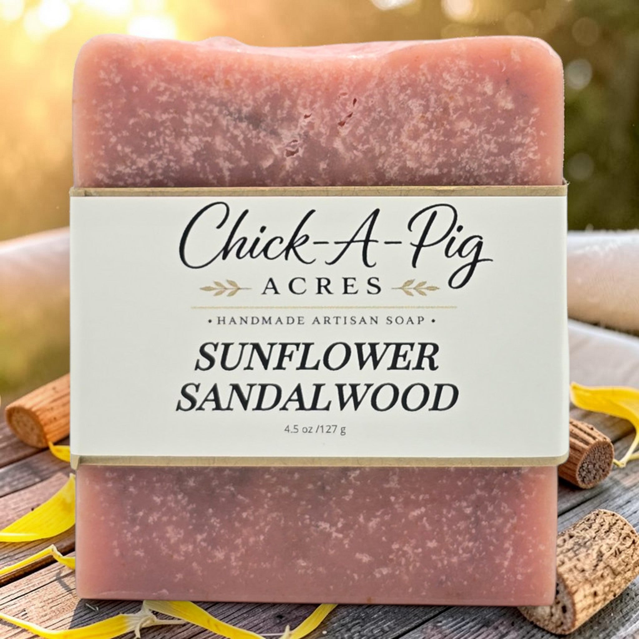 Sunflower Sandalwood Artisan Soap