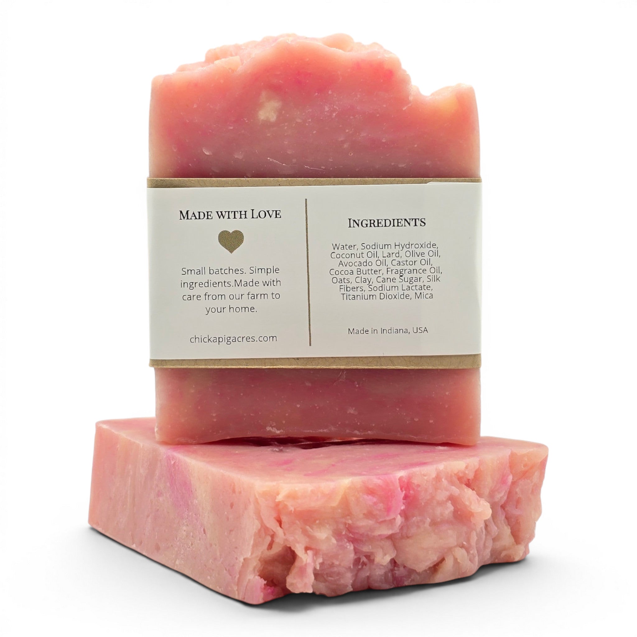 Peony & Amberwood Artisan Soap