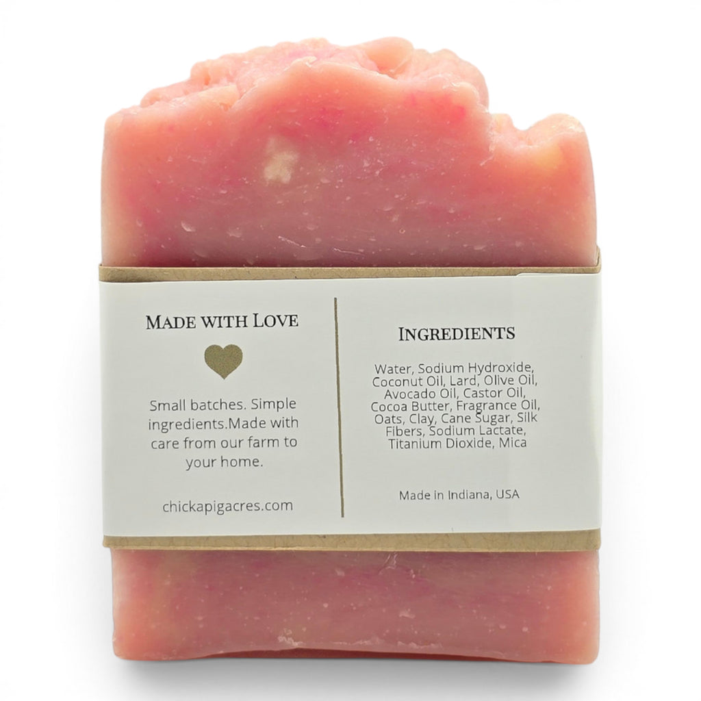 Peony & Amberwood Artisan Soap