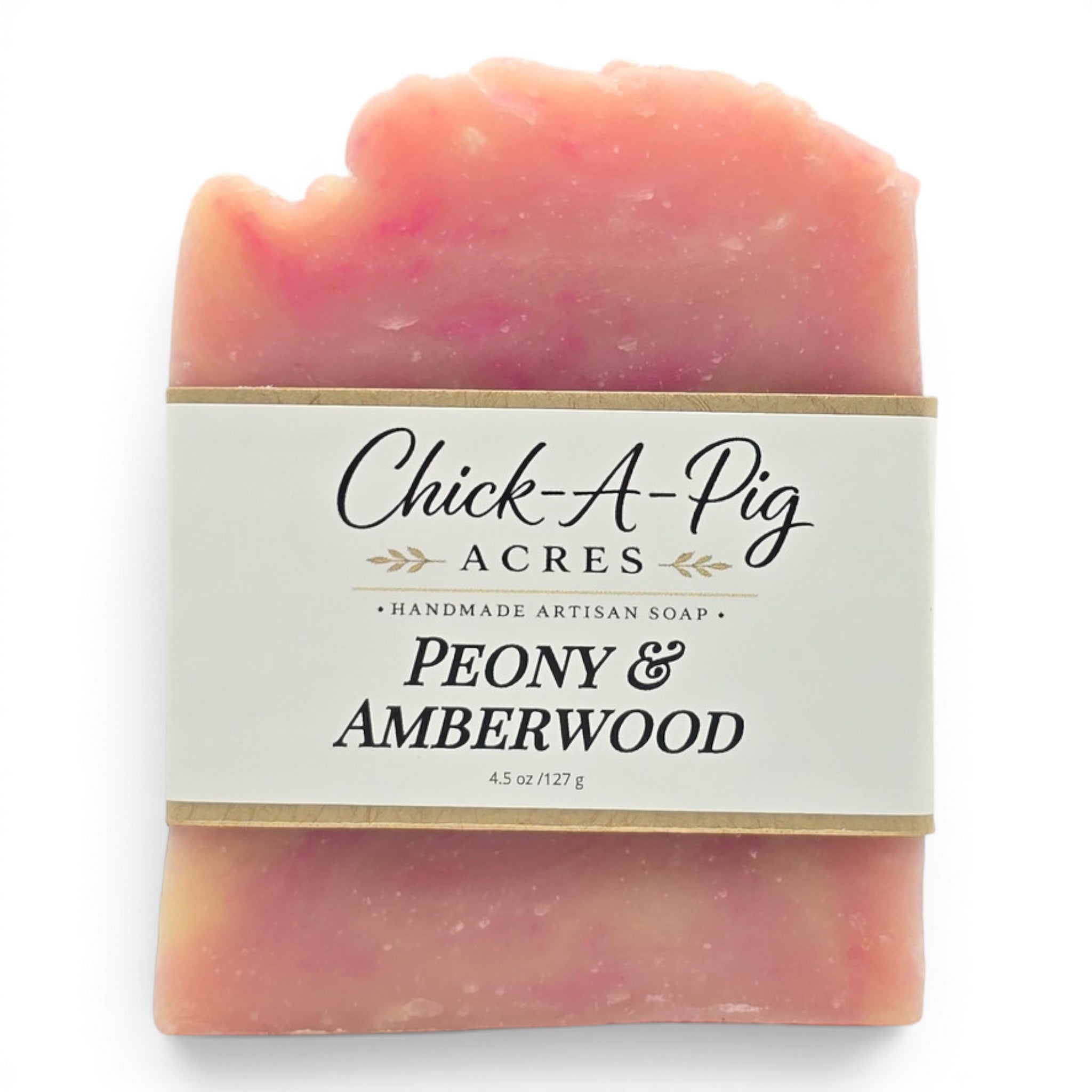 Peony & Amberwood Artisan Soap
