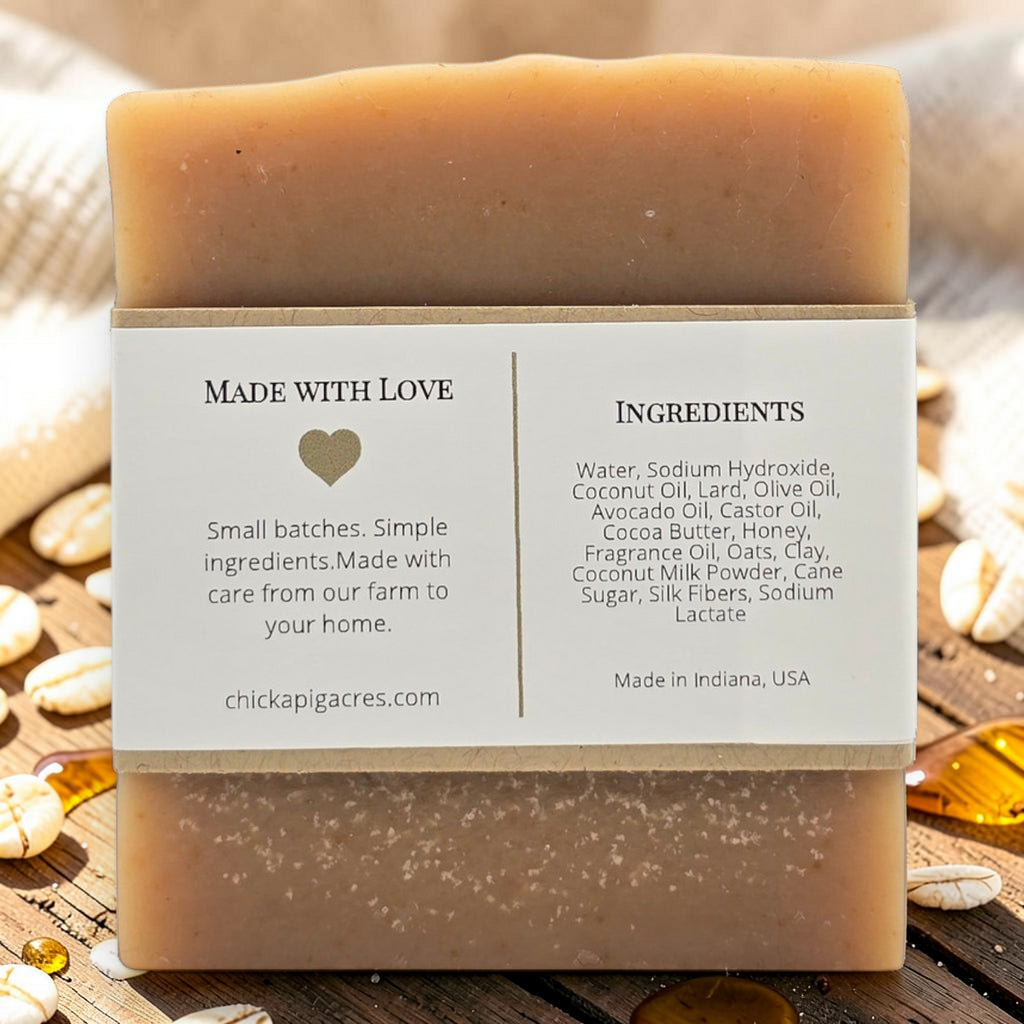 Oatmeal, Milk & Honey Artisan Soap