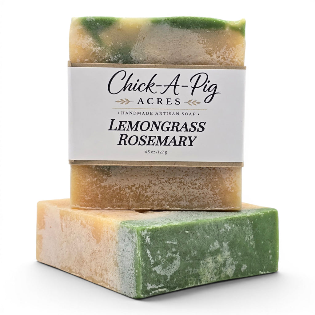 Lemongrass Rosemary Essential Oil Soap