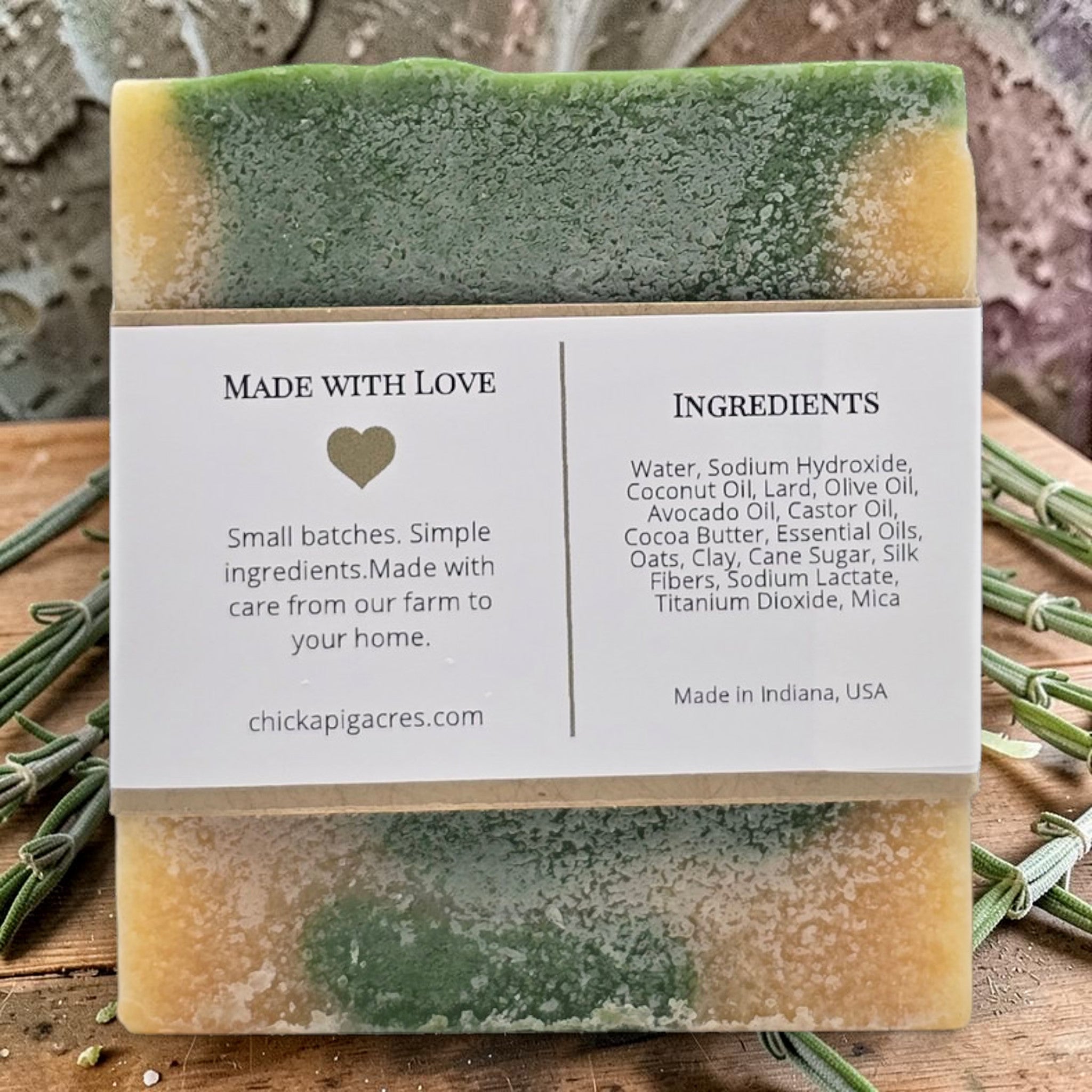 Lemongrass Rosemary Essential Oil Soap