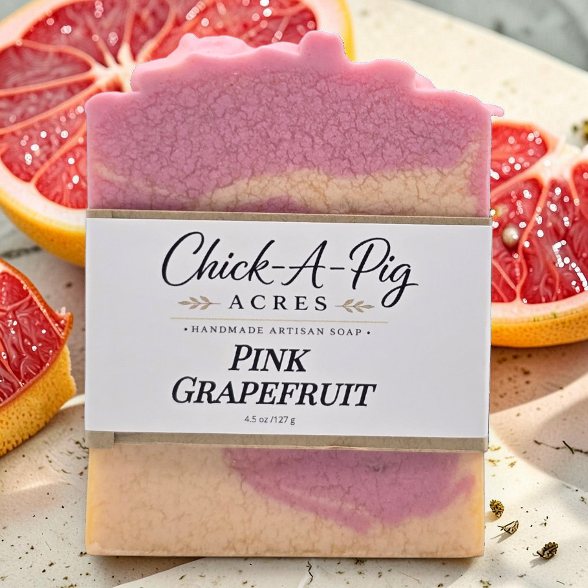 Pink Grapefruit Essential Oil Soap