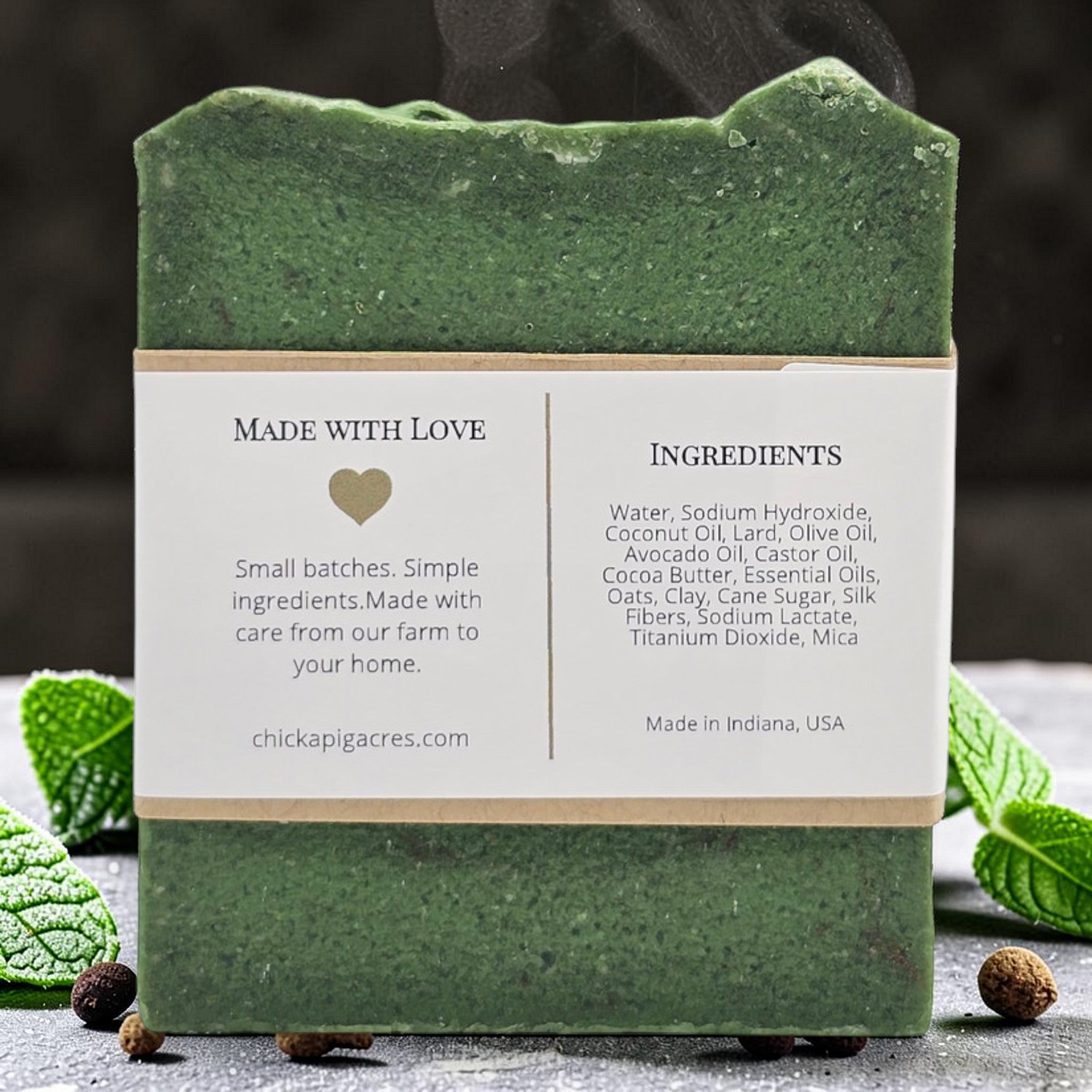 Peppermint Clove Essential Oil Soap