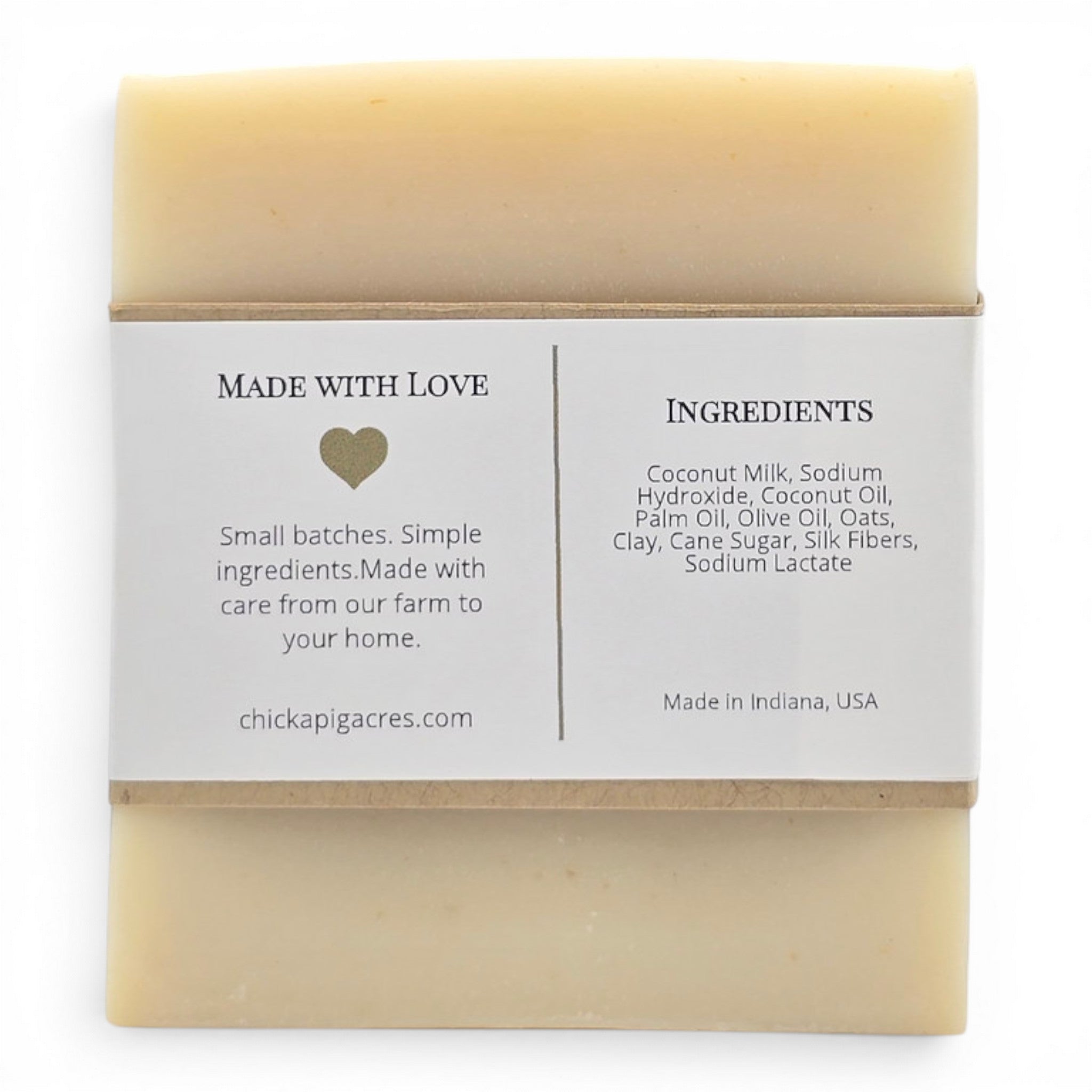 Coconut Milk Artisan Soap Unscented