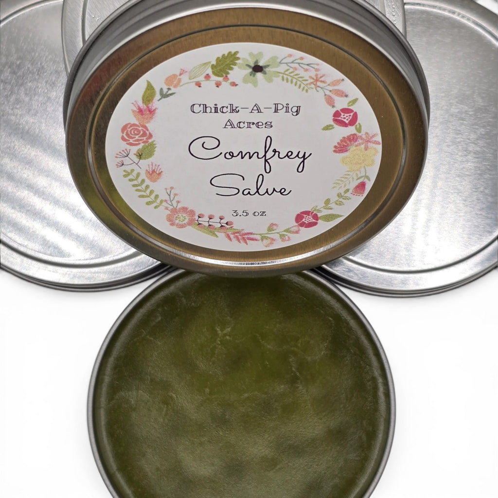 Comfrey Salve with Essential Oils