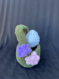 Crochet Easter Egg Basket with Egg
